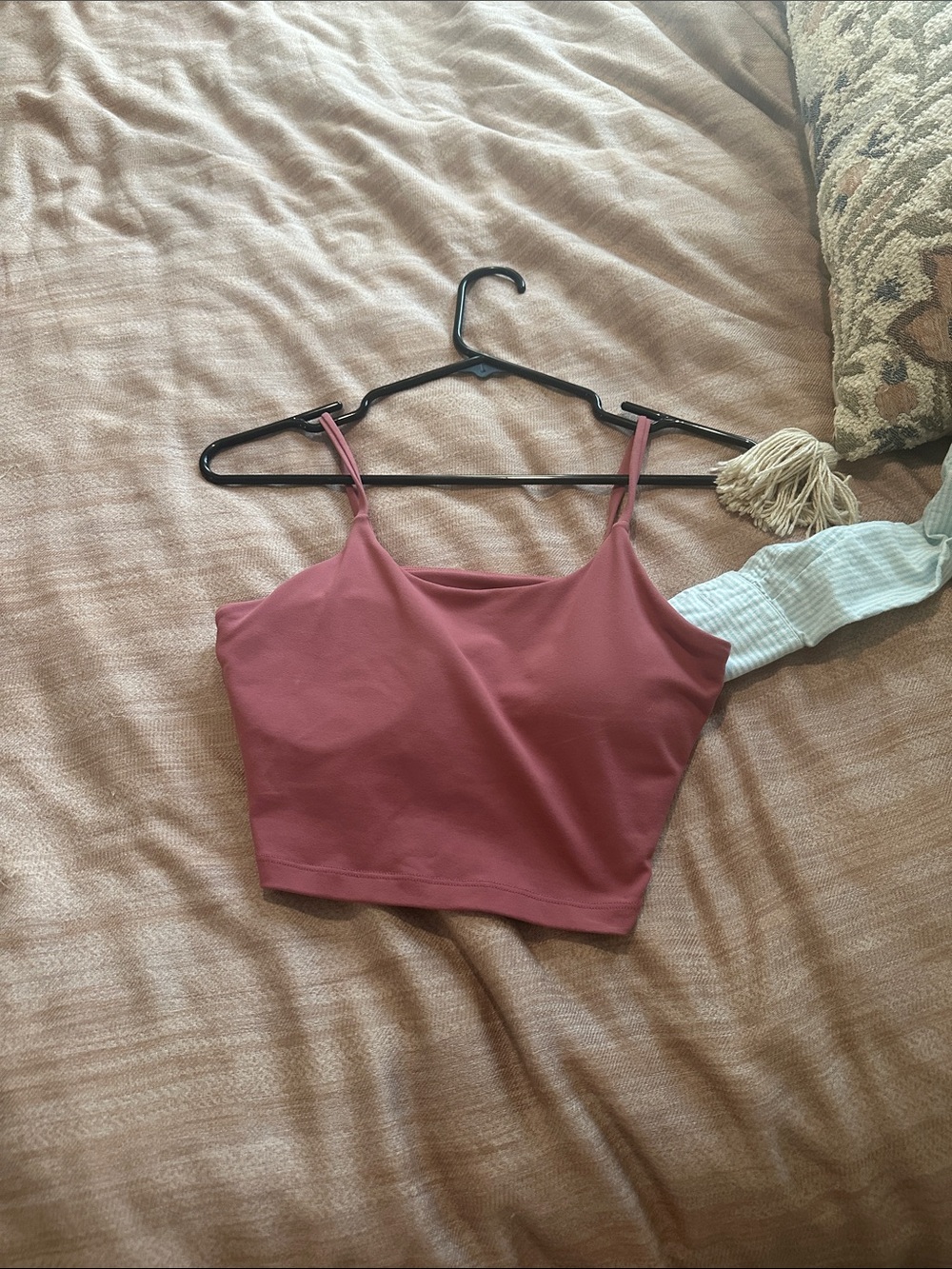 Women’s Mauve Cropped Cami Tank Top